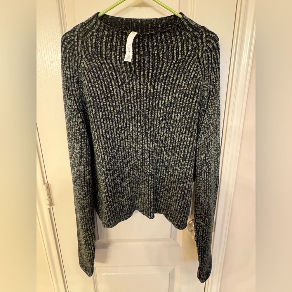NWT Lululemon Cotton Cashmere Blend Mock Neck Sweater Sz 12
